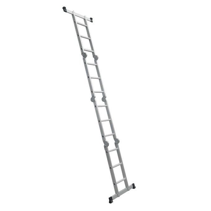 GS EN131 Aluminium Multi Purpose Ladder 4x3 Anti Slip Design Work