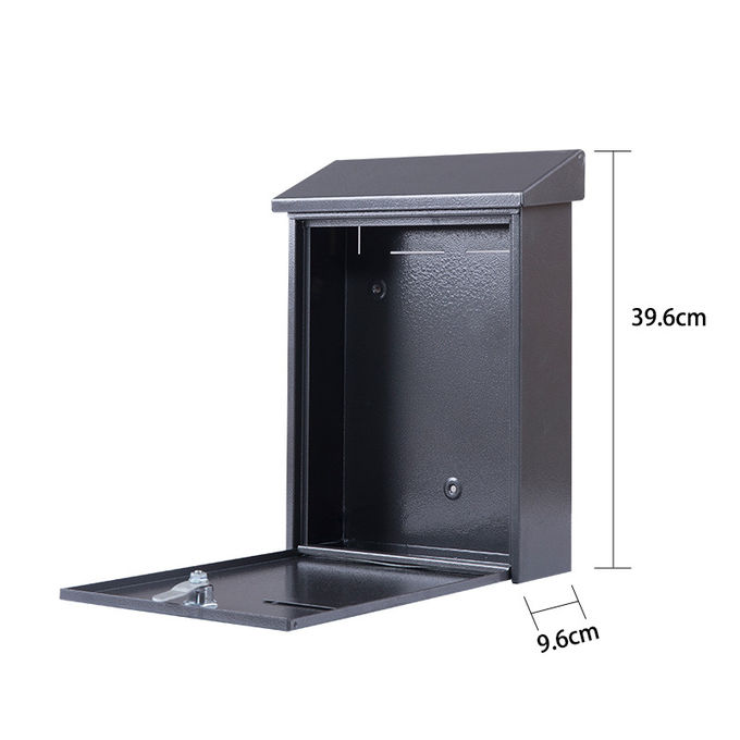 Custom Made Residential Steel Mailbox / Waterproof Garden Letterbox