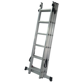 Robust Strength Aluminum Extension Ladder  3x6 With Non Marring Feet