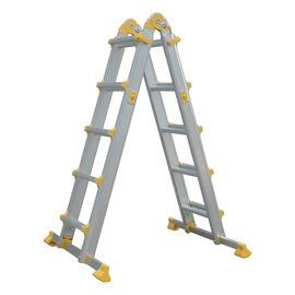 Robust Strength  Aluminum Telescopic Ladder 4x5  Collapsible Extension Ladder