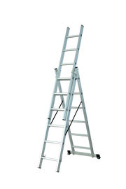 Multi Use Foldable Aluminum Ladder 3x6  Stable Performance For Painting