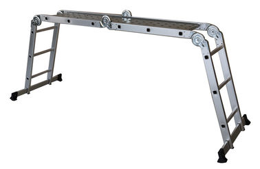 Robust Strength Aluminium Stool Ladder 3.46M Aluminum Straight Ladder