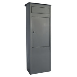 Garden Standing Steel Mailbox Waterproof Residential Post Box Outdoor Parcel Box