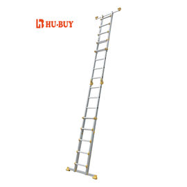 Lightweight   Aluminum Telescopic Ladder 4x5  EN131 Aluminum Extension Ladder