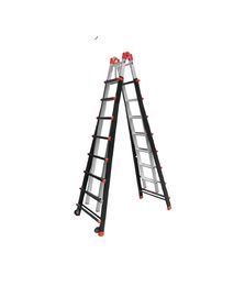 4x6  Portable 	Aluminum Telescopic Ladder Multi Position Extension