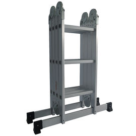 4x3 Portable Aluminium Folding Ladder  Double Step Staircase 90 Degree