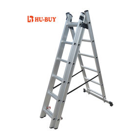 Compact Design Aluminium Telescopic Ladder 3x6 GS EN131 Certificated