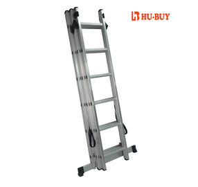 Household 3x6 Collapsible Extension Ladder High Safety Slip Resistance