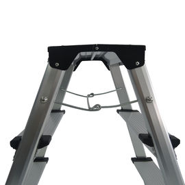 Double Sided  Aluminum Step Stool Wide Pedal 4 Steps Slip Resistant