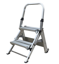 Domestic Folding Scaffold Ladder 2 Steps   Aluminum Platform Step Ladder