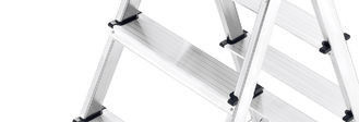 Convenient Aluminum Step Stool Safety Multi Use 2x7 Steps 5.8kg