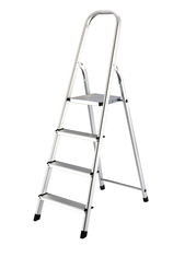 Outdoor Aluminum Step Ladder 4 Steps Aluminum Folding Step Stool
