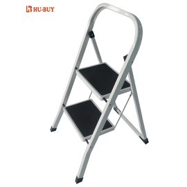 Wide Pedal Steel Step Stool 2 Steps Home Use  EN14183 Certificated