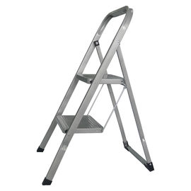 Non Slip Metal Folding Step Stool Skip Resistant Metal 2 Step Stool