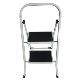 Wide Pedal Steel Step Stool 2 Steps Home Use  EN14183 Certificated