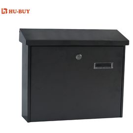 Galvanized Steel Waterproof Modern Wall Mounted Mailbox Rust Resistant