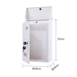 Durable Metal Residential Mailboxes Garden Letterbox Customized Size