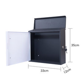 Garden Residential Wall Mounted Letterbox Galvanized Steel Mailbox