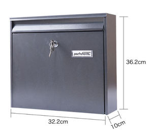 Outdoor Letterbox Garden Wall Mounted Residential Steel Mailbox