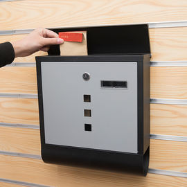 High Quality Wall Mount Lockable Modern Outdoor Galvanized Metal Mailbox Letterbox