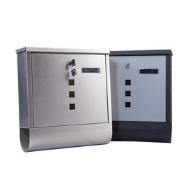 High Quality Wall Mount Lockable Modern Outdoor Galvanized Metal Mailbox Letterbox
