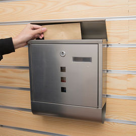 High Quality Wall Mount Lockable Modern Outdoor Galvanized Metal Mailbox Letterbox