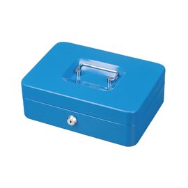 Customized Antitheft Metal Cash Box Euro Money Safe With Removable Coin Tray