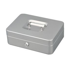 Customized Antitheft Metal Cash Box Euro Money Safe With Removable Coin Tray