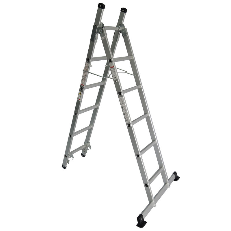Professional 2x6 Aluminium Scaffolding Ladder High Strength Comfortable To Carry