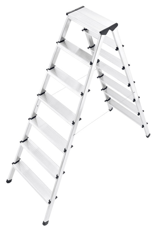 Modern Design Aluminum Step Stool Folding Scaffold Ladder 2x7 Steps