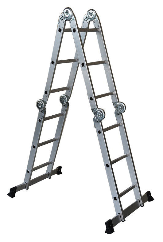 Robust Strength Aluminium Stool Ladder 3.46M Aluminum Straight Ladder