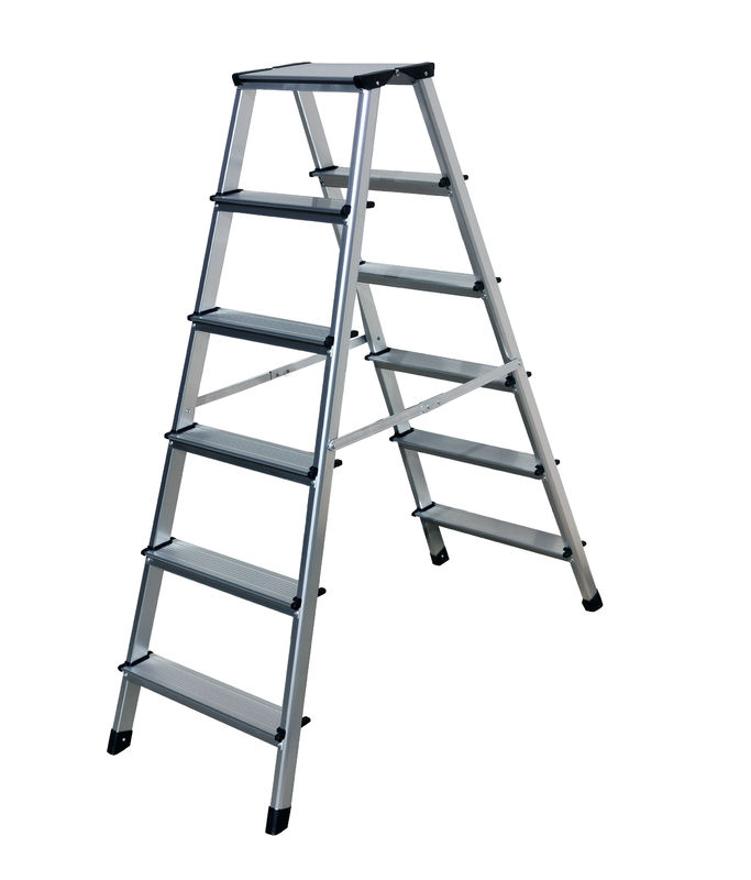 Portable Aluminum Step Stool Lightweight Aluminium Steps  2x6 Steps