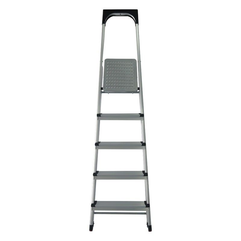 Outdoor Foldable Aluminum Ladder Safety Use 5 Steps For Changing Light Bulbs
