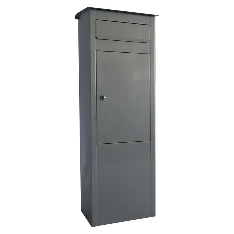 Garden Standing Steel Mailbox Waterproof Residential Post Box Outdoor Parcel Box