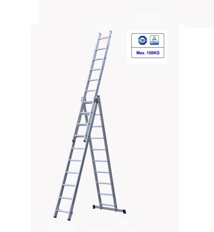 Domestic  Aluminum Extension Ladder 3x10 Easy To Carry And Store