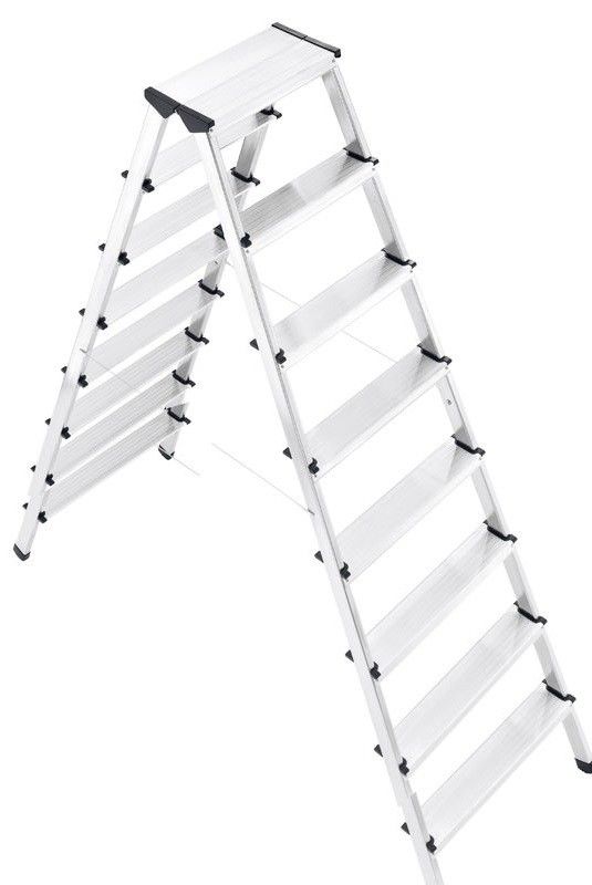 Convenient Aluminum Folding Step Stool 2x8 Safety Stable Performance