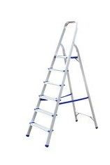 Multi Purpose Aluminium Platform Steps Aluminium Foot Stool  6 Steps