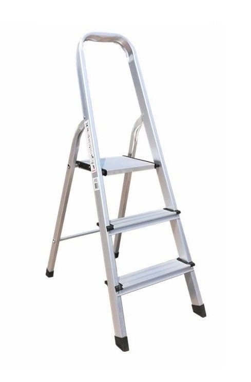 Household  Aluminium Platform Ladder 3 Steps Aluminum Folding Step