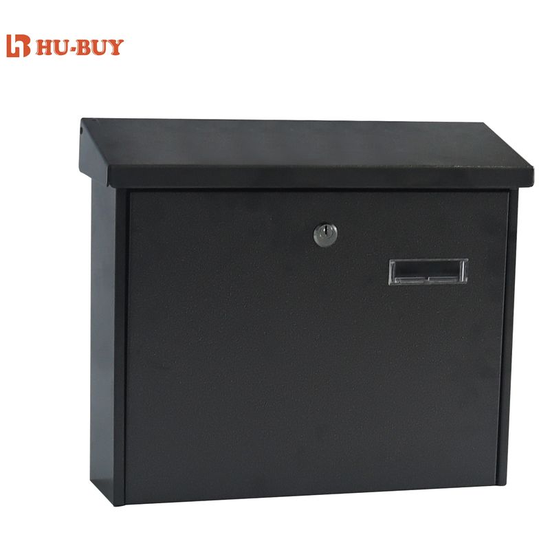 Galvanized Steel Waterproof Modern Wall Mounted Mailbox Rust Resistant