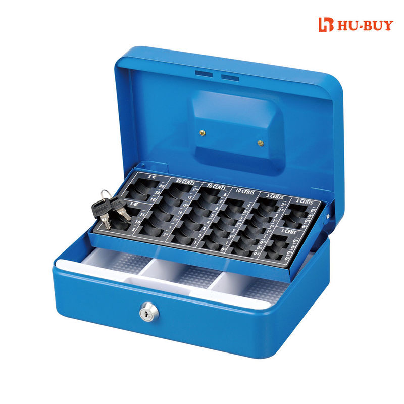Modern Antitheft Office Powder Euro Coin Safes , Hotel Cash Box Steel