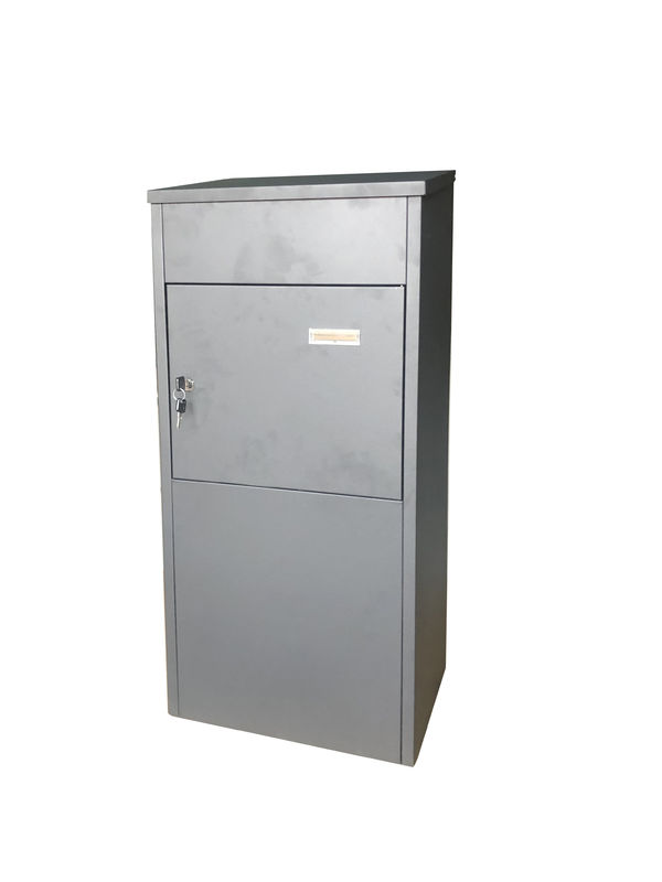 Free Standing Outdoor Residential Mailboxes Galvanized Metal Parcel Delivery Box